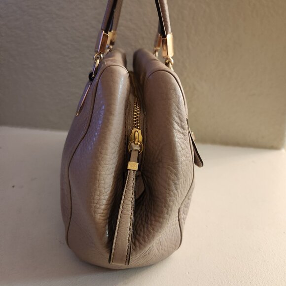 Euc Coach Madison Madeline Tan Leather Satchel Handbag Purse - Picture 4 of 14